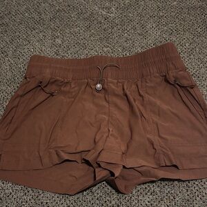 Avalanche Women's Brown Athletic Shorts